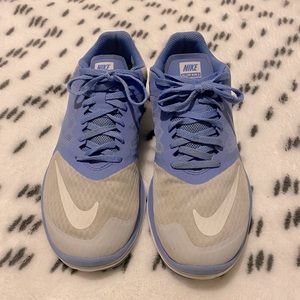 Purple and grey Nike Running shoes